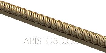 Baguette (BG_0797) 3D model for CNC machine